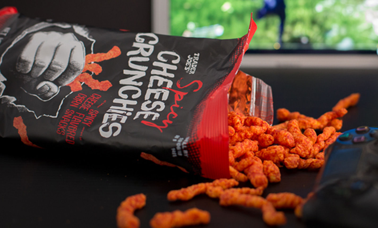 30. Trader Joe’s Spicy Cheese Crunchies